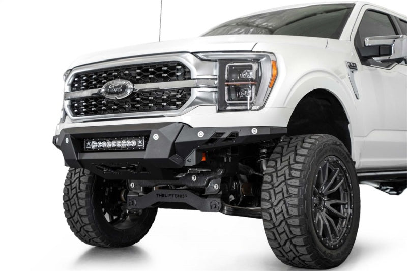 ADD 2021+ Ford F150 Black Label Front Bumper Bumpers - Steel Addictive Desert Designs
