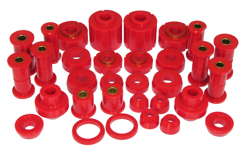 Prothane 80-96 Ford F150 4wd Total Kit - Red Bushings - Full Vehicle Kits Prothane