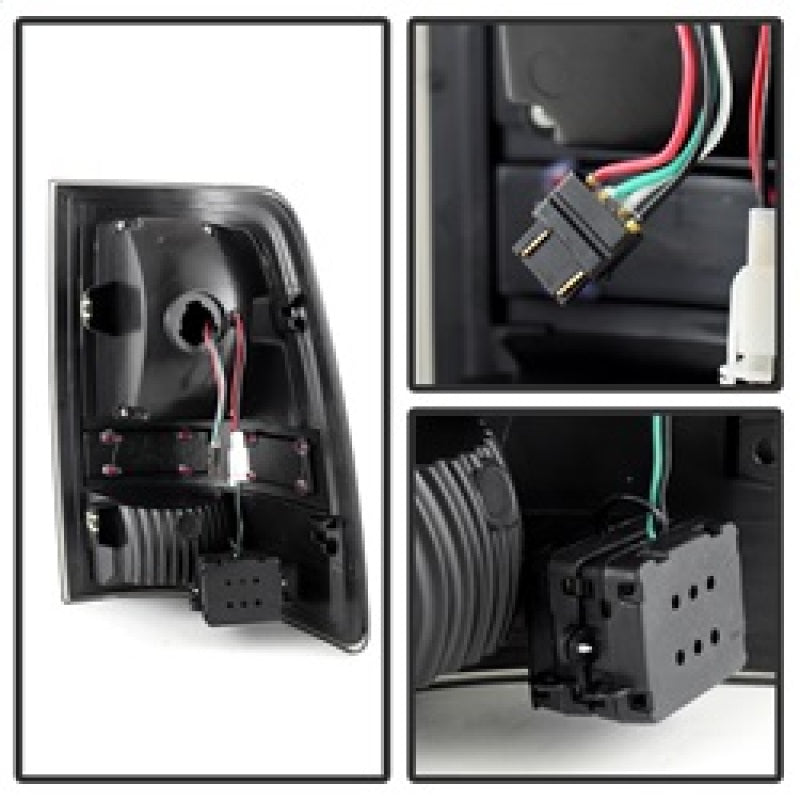 xTune Dodge Ram 1500 09-14 LED Tail Lights Incandescent Model Only Black ALT-JH-DR09-LED-BK Tail Lights SPYDER