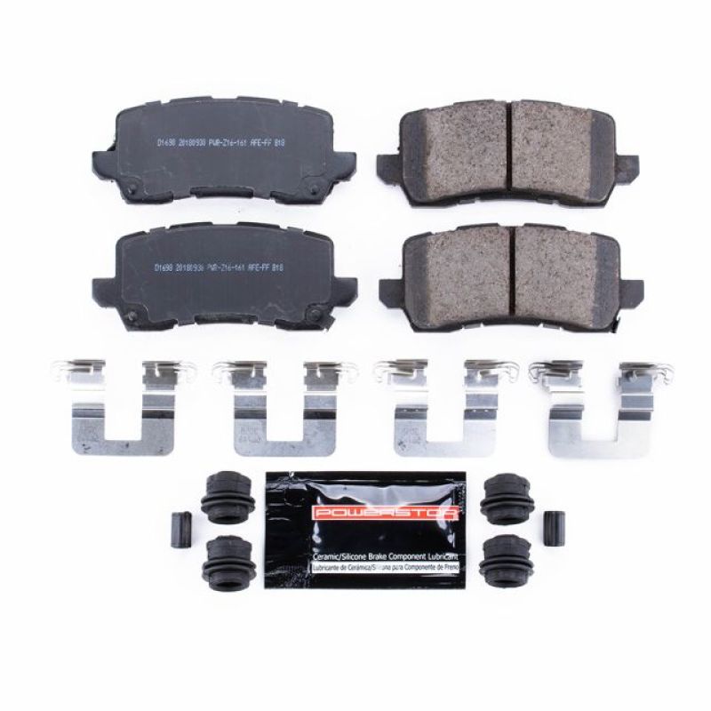 Power Stop 17-19 Acura MDX Rear Z23 Evolution Sport Brake Pads w/Hardware Brake Pads - Performance PowerStop