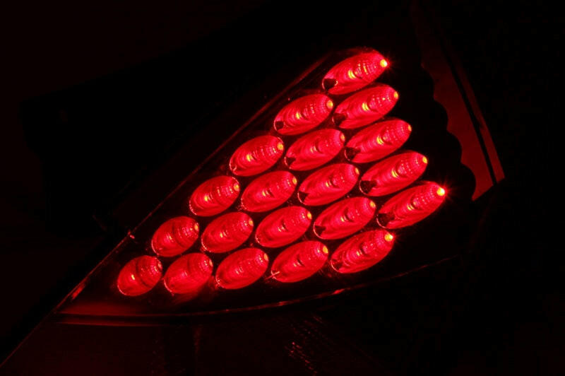 ANZO 2003-2005 Nissan 350Z LED Taillights Red Tail Lights ANZO