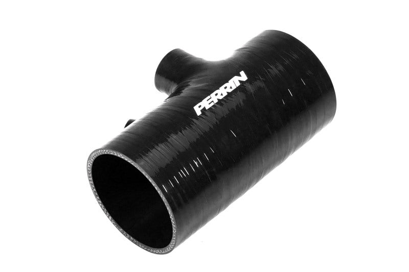 PERRIN 22-24 Subaru WRX / 20-25 LGT & OBXT Turbo Inlet Hose w/Turbo Adapter Flange (Short) - Black Hoses Perrin Performance
