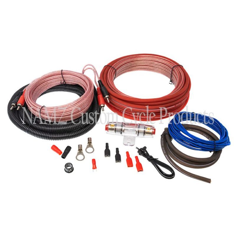 NAMZ AMP Power Wiring Kit w/Fuse Holder 8g Wiring Harnesses NAMZ
