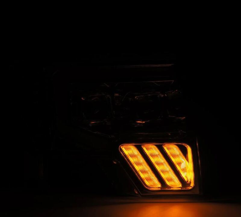 AlphaRex 09-14 Ford F-150 PRO-Series Projector Headlights Plank Style Chrm w/Activ Light/Seq Signal Headlights AlphaRex