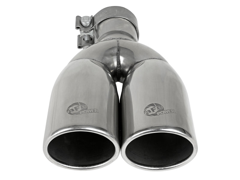 aFe MACH Force-Xp Universal Exhaust Tip 2-1/2 IN Inlet x 3-1/2 IN Outlet X 12 IN L Tips aFe