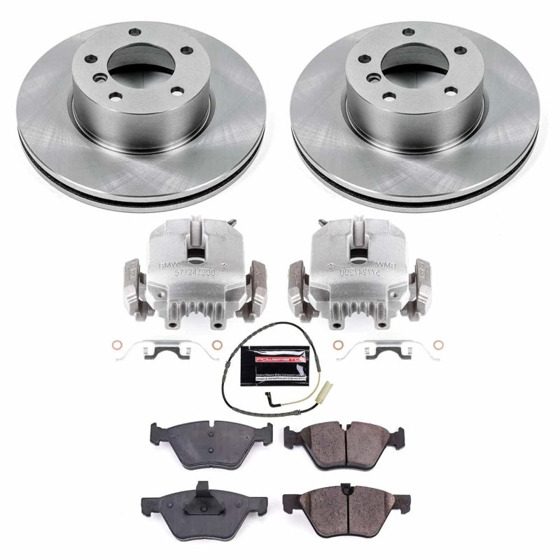 Power Stop 2006 BMW 325xi Front Autospecialty Brake Kit w/Calipers Brake Kits - OE PowerStop