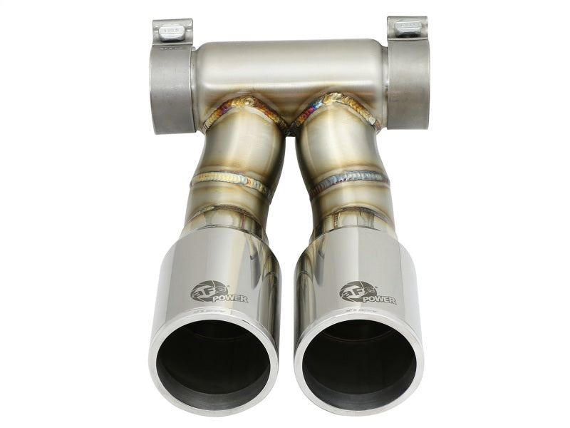 aFe Power 13-14 Porsche Cayman S / Boxster S Polish Exhaust Tip Upgrade Catback aFe