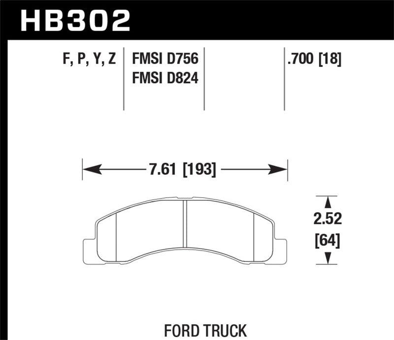 Hawk Super Duty Street Brake Pads Brake Pads - Performance Hawk Performance