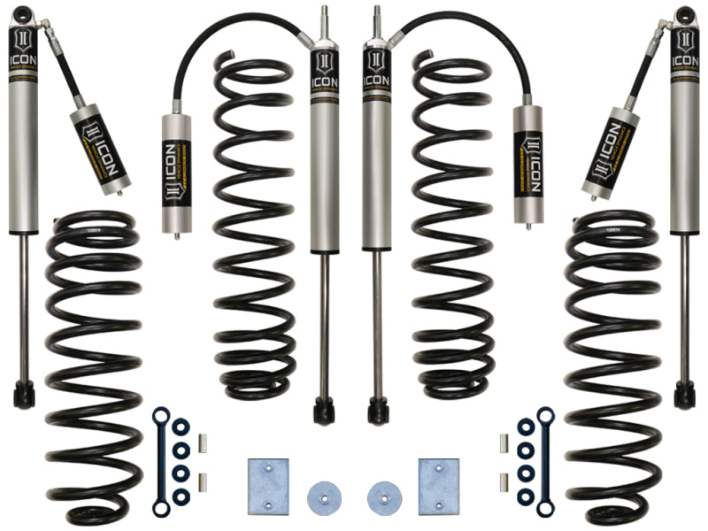 ICON 07-18 Jeep Wrangler JK 3in Stage 2 Suspension System Shocks and Struts ICON