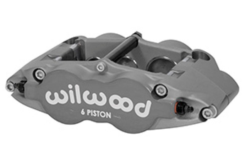 Wilwood Caliper-Forged Narrow Superlite 6R-R/H 1.75/1.25in/1.25in Pistons 1.25in Rotor - Anodized Brake Calipers - Perf Wilwood