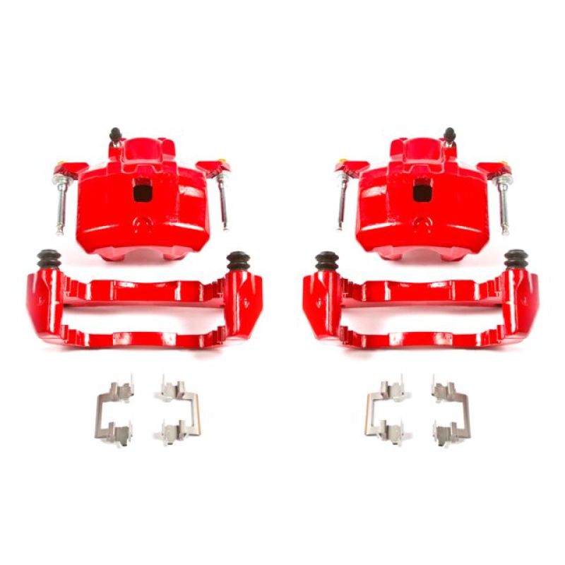 Power Stop 01-05 Chrysler Sebring Front Red Calipers w/Brackets - Pair Brake Calipers - Perf PowerStop