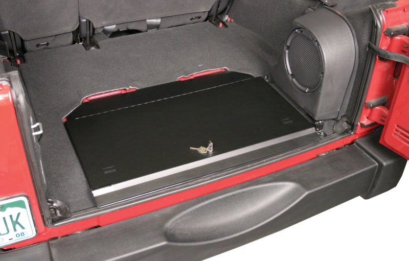 Tuffy 07-18 Jeep Wrangler Jk Cubby Cover W/ Key Lock Cargo Boxes & Bags Tuffy Products
