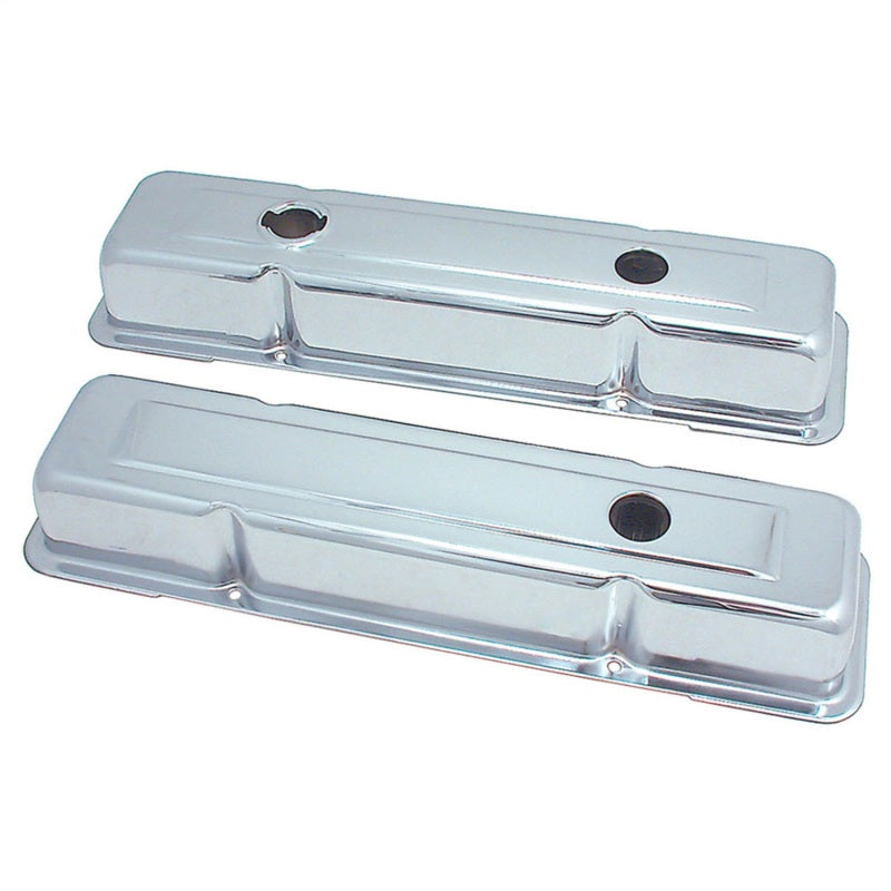 Spectre SB Chevy OEM Valve Cover Set - Chrome Valve Covers Spectre