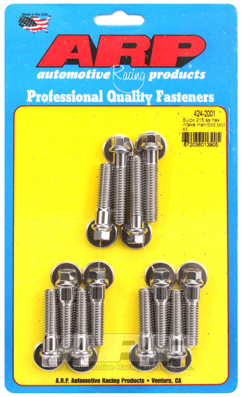 ARP Buick 215 SS hex intake manifold bolt kit Hardware Kits - Other ARP