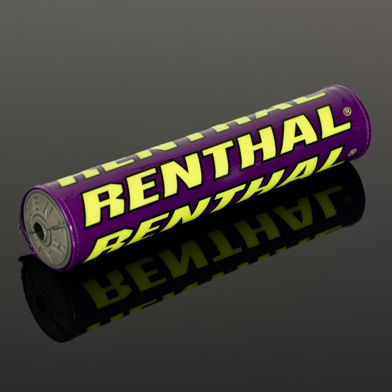Renthal SX Pad 10 in. - Purple/ Yellow Bar Pads Renthal