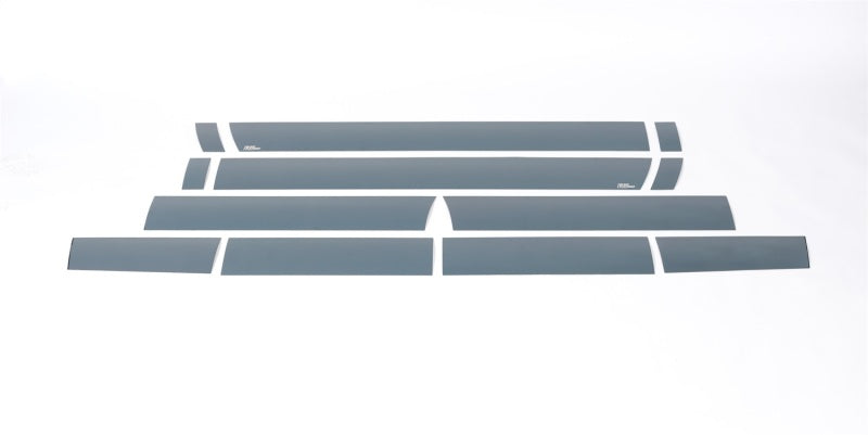 Putco 11-16 Ford SuperDuty - Super Cab 8ft (12pcs - 6.25in Wide) Black Platinum Rocker Panels Body Armor & Rock Rails Putco