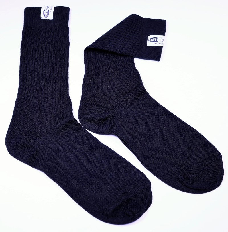 RaceQuip Black SFI 3.3 Fr Socks XL 12-13 Fire Safety Racequip