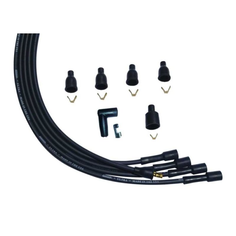 Moroso Universal 4 Cyl Str Plug Str Non-HEI Ultra Spark Plug Wire Set Spark Plug Wire Sets Moroso