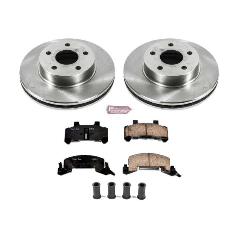 Power Stop 82-89 Buick Century Front Autospecialty Brake Kit Brake Kits - OE PowerStop