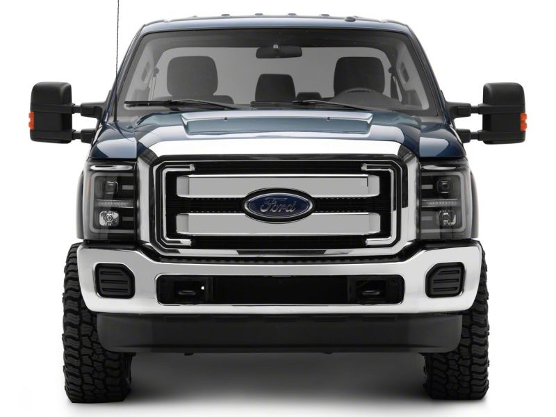 Raxiom 11-16 Ford F-250 Super Duty LED Projector Headlights - Black Housing (Clear Lens) Headlights Raxiom