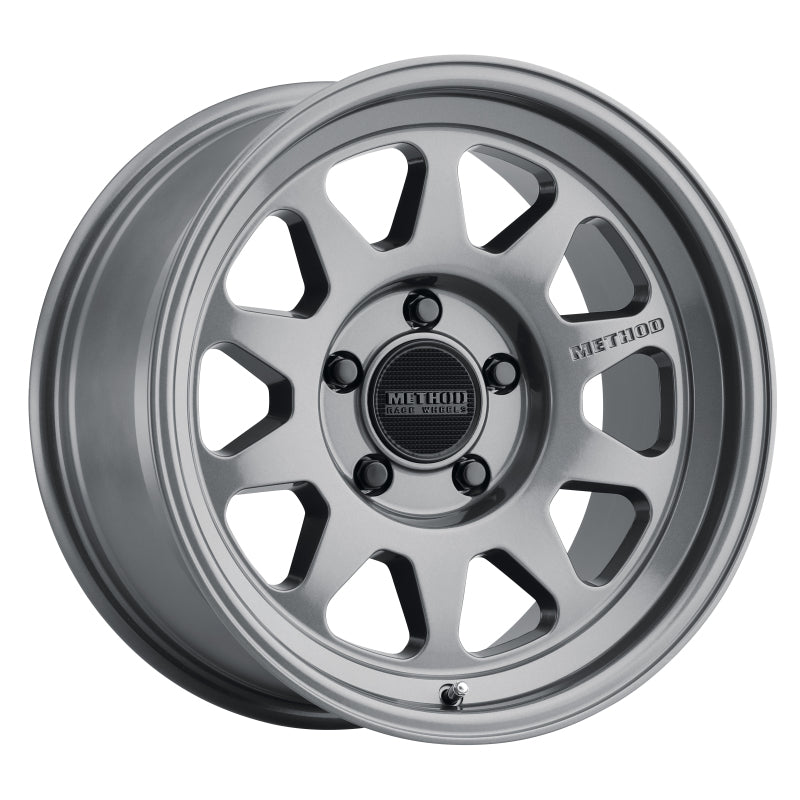 Method MR316 17x8.5 0mm Offset 5x150 110.5mm CB Gloss Titanium Wheel Wheels - Cast Method Wheels
