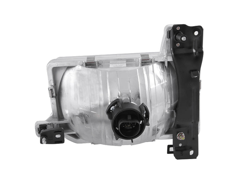 ANZO 1988-1989 Nissan Hardbody Crystal Headlights Chrome Headlights ANZO