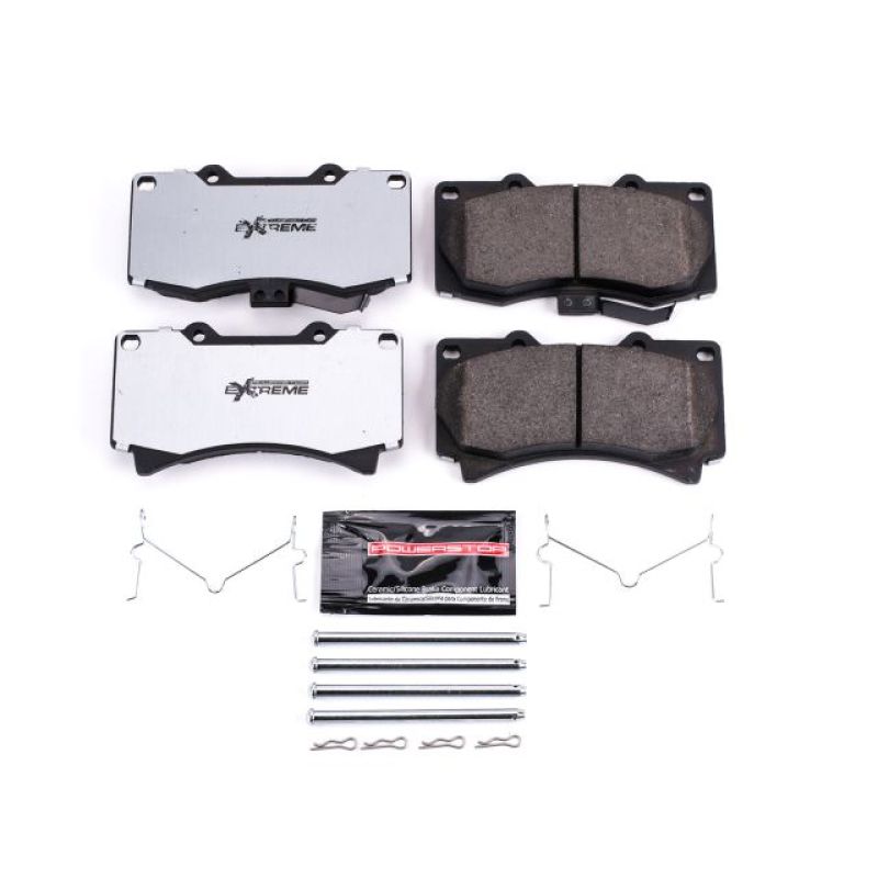 Power Stop 06-10 Hummer H3 Front Z36 Truck & Tow Brake Pads w/Hardware Brake Pads - Performance PowerStop