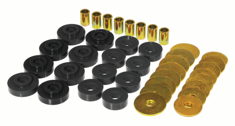 Prothane 63-69 Chevy Corvette Body Mount - Black Bushing Kits Prothane