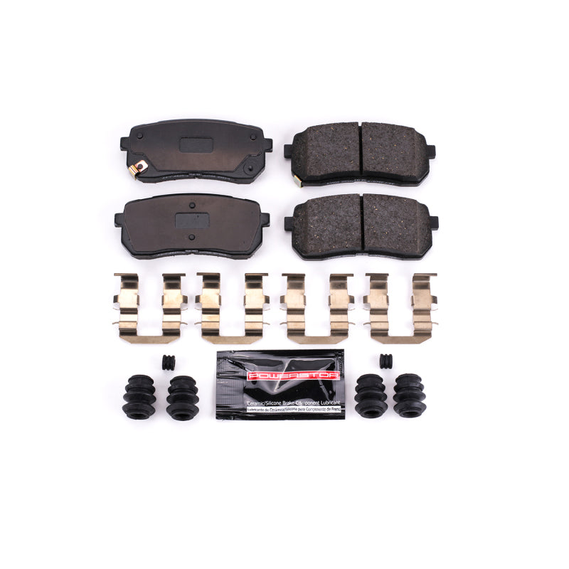Power Stop 07-12 Hyundai Veracruz Rear Z23 Evolution Sport Brake Pads w/Hardware Brake Pads - Performance PowerStop