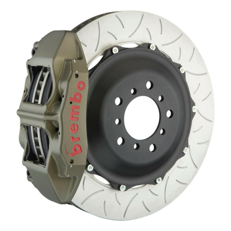 Brembo 87-91 F40 PISTA Front Race BBK 6 Piston Billet380x32x53a 2pc Rotor T3-Clear HA Brake Kits - Performance Slot Brembo