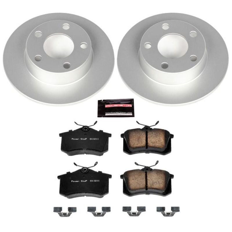 Power Stop 99-04 Audi A6 Quattro Rear Z23 Evolution Sport Coated Brake Kit Brake Kits - Performance D&S PowerStop