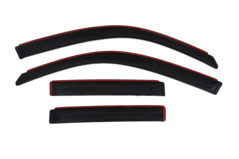 AVS 03-09 Toyota 4Runner Ventvisor In-Channel Front & Rear Window Deflectors 4pc - Smoke Wind Deflectors AVS