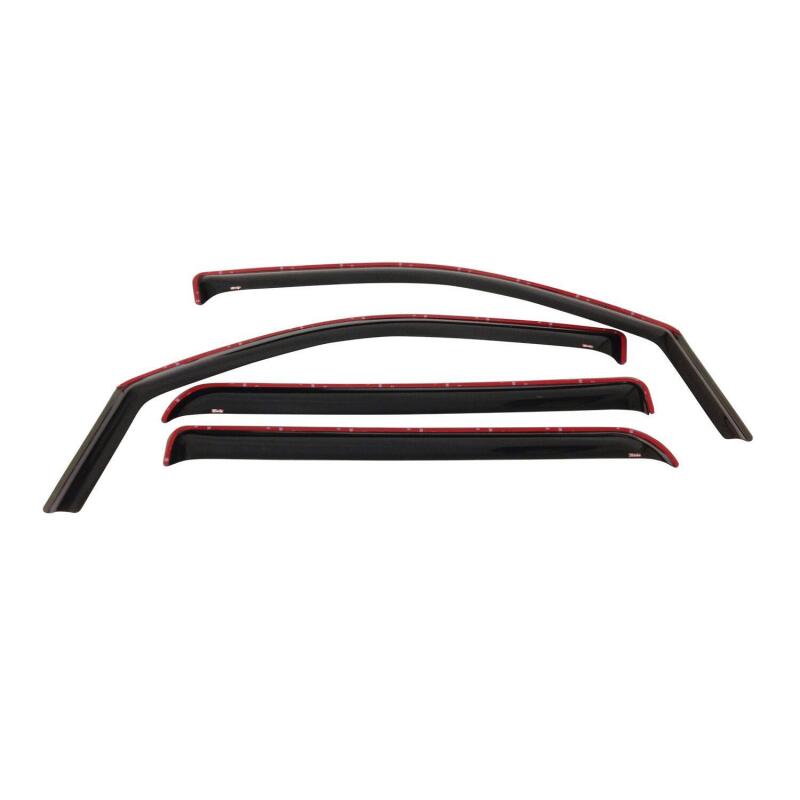 Westin 2009-2018 Dodge/Ram Crew Cab/Mega Cab Wade In-Channel Wind Deflector 4pc - Smoke Wind Deflectors Westin