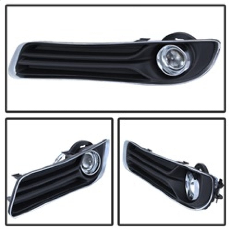 Spyder Chrysler 300 2011-2014 OEM Fog Light W/Universal Switch- Clear FL-C30011-C Fog Lights SPYDER