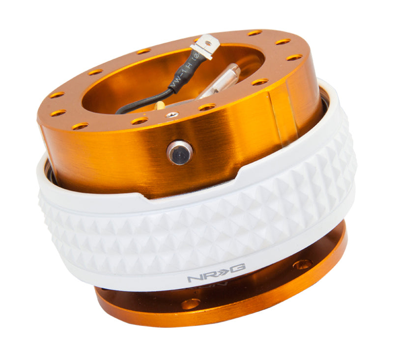 NRG Quick Release Kit - Pyramid Edition - Rose Gold Body / Glow In The Dark Pyramid Ring Quick Release Adapters NRG