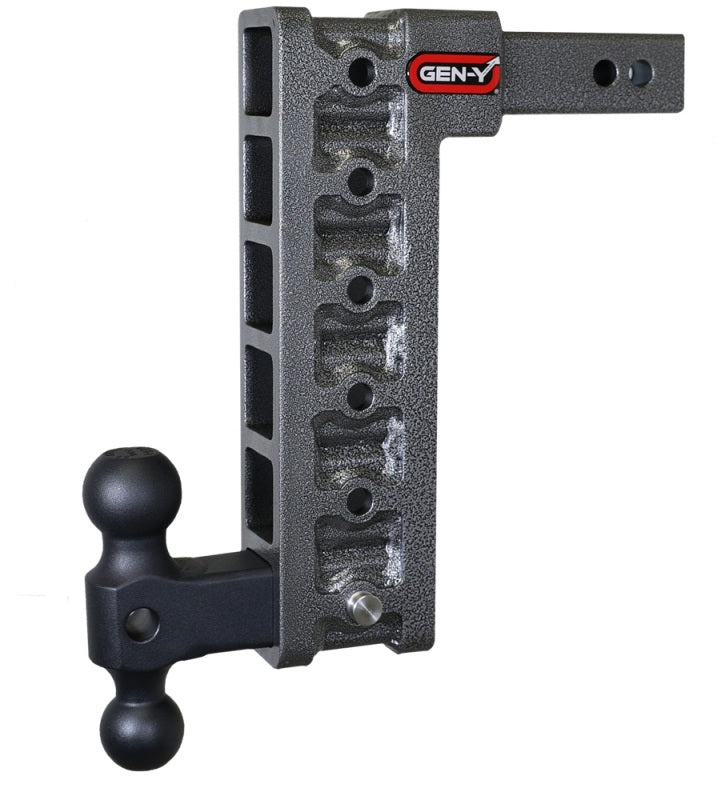 Gen-Y Mega Duty 2in Shank 12.5in Drop 10K Hitch w/Dual-Ball (Use w/Stabilizer Kit GH-0100) Hitch Receivers GEN-Y Hitch