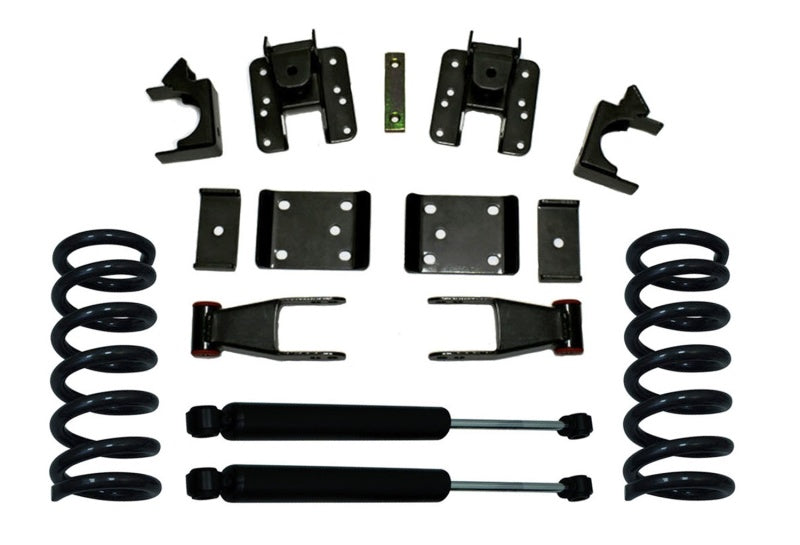 MaxTrac 14-18 GM C/K1500 2WD/4WD Extended/Crew Cab 2in/4in Lowering Coil Kit Leaf Springs & Accessories Maxtrac