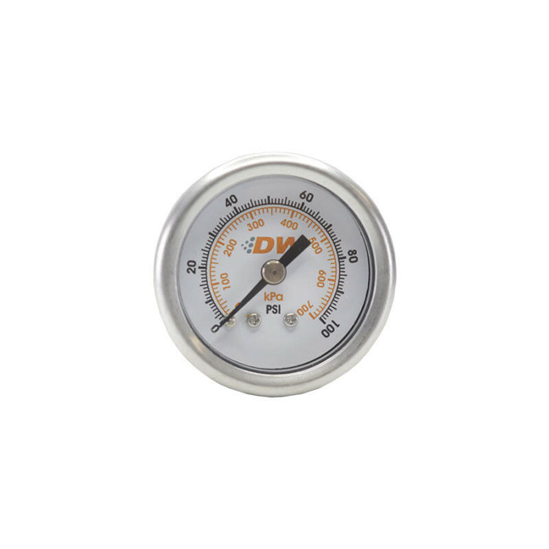 DeatschWerks 0-100 PSI 1/8in NPT Mechanical Fuel Pressure Gauge Gauges DeatschWerks