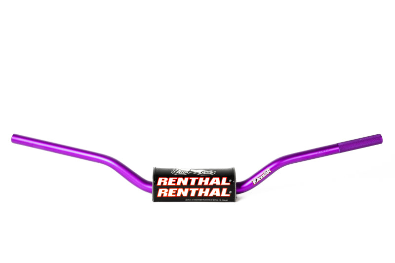 Renthal 04-20 Honda/Kawasaki RC Fatbar - Purple Handlebars Renthal