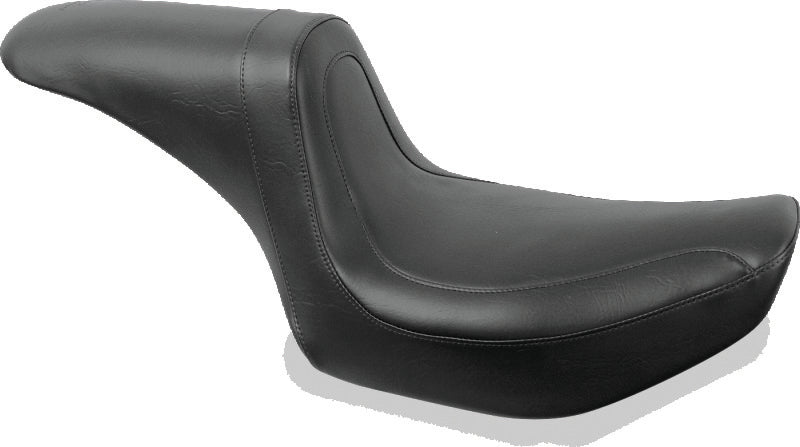 Mustang 82-00 Harley FXR Fastback 1PC Seat - Black One-Piece Motorcycle Seats Mustang Motorcycle