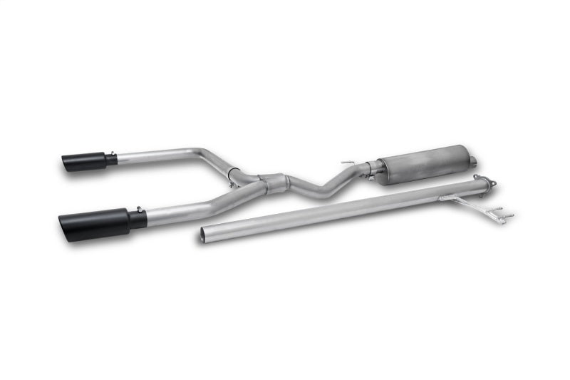 Gibson 17-20 Honda Ridgeline 3.5L Black Elite Dual Split Cat-Back Exhaust - Stainless Catback Gibson