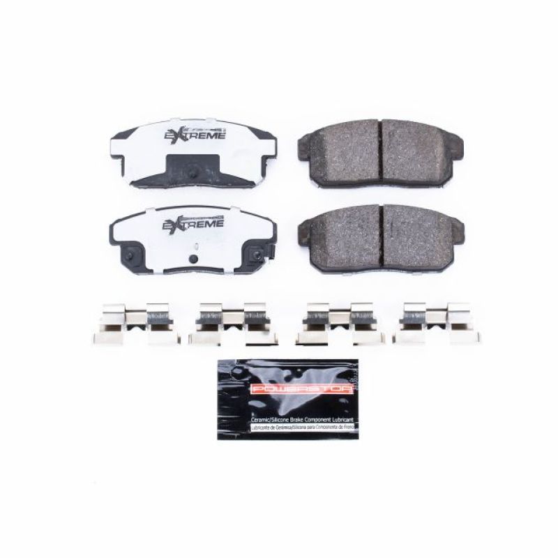 Power Stop 01-02 Infiniti G20 Rear Z26 Extreme Street Brake Pads w/Hardware Brake Pads - Performance PowerStop