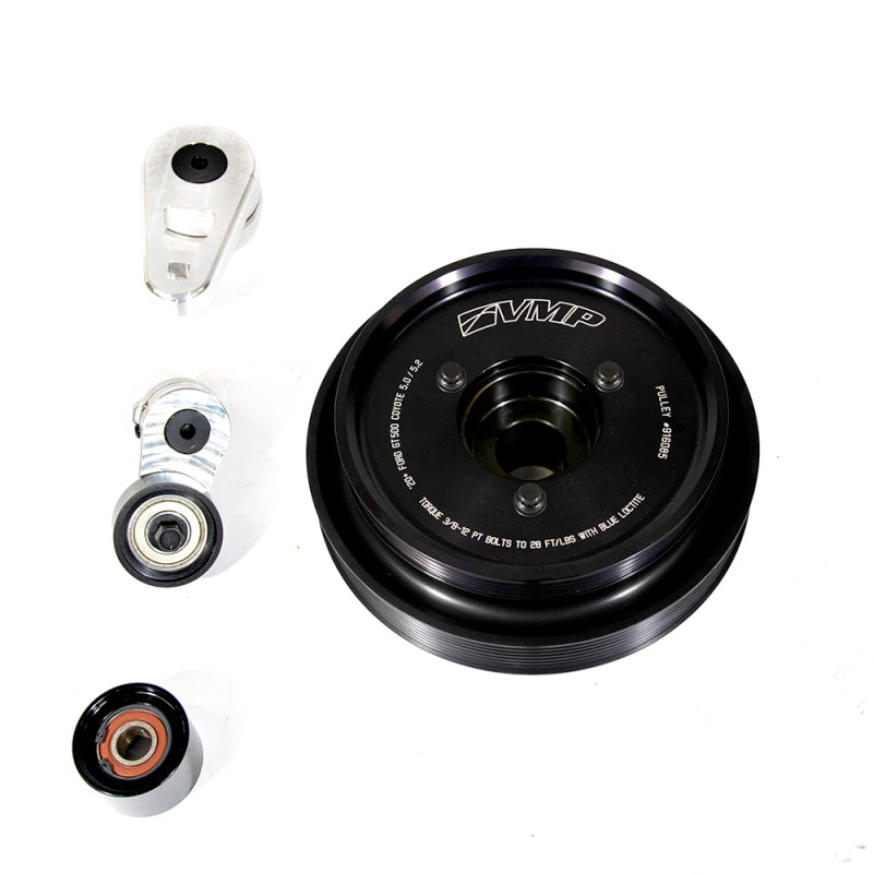 VMP Performance 2020+ Shelby Ford Shelby GT500 5.2L 20 Percent Overdrive 8-Rib Balancer Kit Supercharger Pulleys VMP Performance