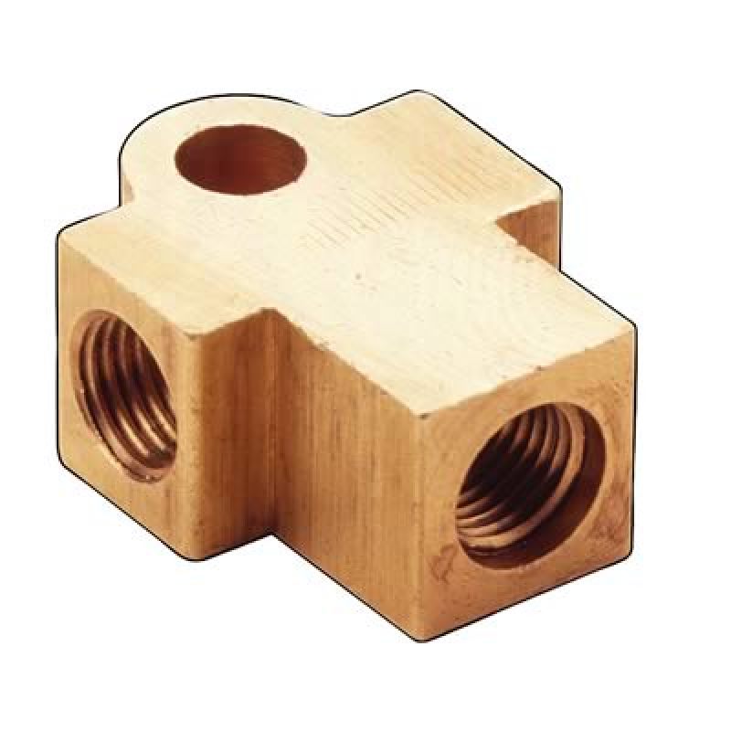 Fragola Bolt Down Tee 3/8-24 x 3/16 I.F. Fittings Fragola