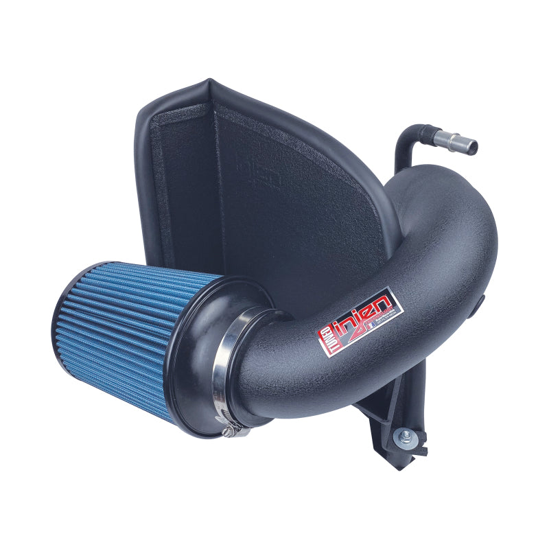 Injen 19-20 Ford Ranger L4 2.3L Turbo Wrinkle Black PF Cold Air Intake Cold Air Intakes Injen