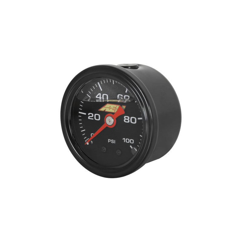 AEM 0-100 PSI Liquid Filled Mechanical Pressure Gauge - 1/8 NPT Gauges AEM