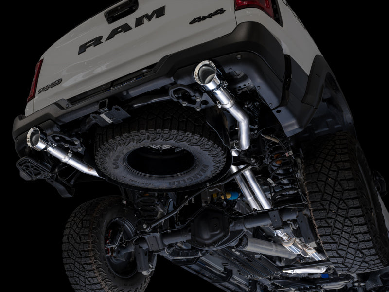AWE Tuning 2025+ RAM 1500 RHO 3.0 I6 TT 0FG Dual Rear Exit Cat-Back Exhaust - Chrome Silver Tips Catback AWE Tuning