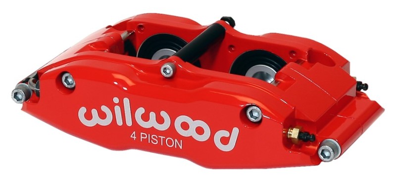 Wilwood Caliper-BNSL4R-Red 1.75in Pistons 1.25in Disc Brake Calipers - Perf Wilwood