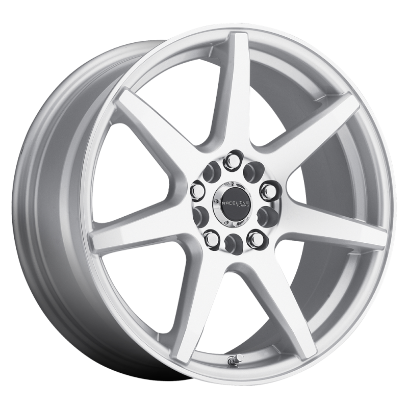 Raceline 131S Evo 18x7.5in / 5x112/5x120 BP / 42mm Offset / 74.1mm Bore - Silver & Machined Wheel Wheels - Cast Raceline
