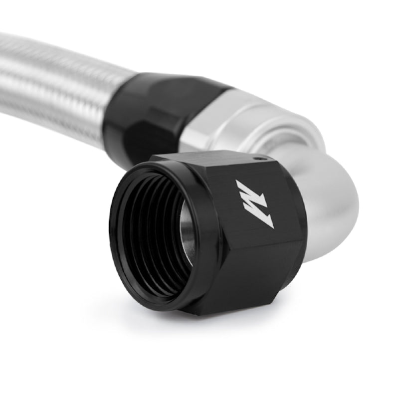 Mishimoto 4 Ft Stainless Steel Braided Hose w/ -10AN Fittings Oil Line Kits Mishimoto